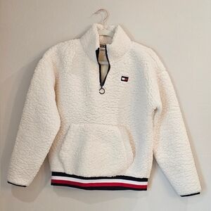 Tommy Hilfiger Sport Sherpa . White xs